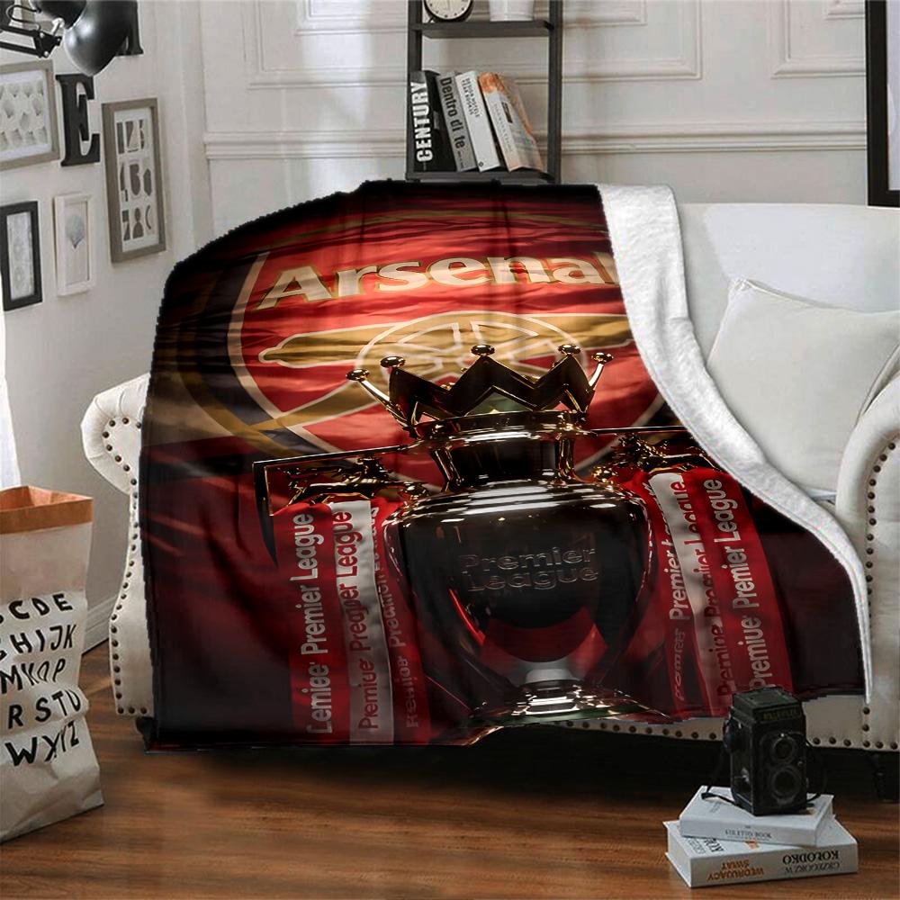 Arsenal Blanket Soft & Cozy Perfect for Office Sofa Office Chair for All Seasons Digital Print Ideal Gift For Birthday Valentine'S Day