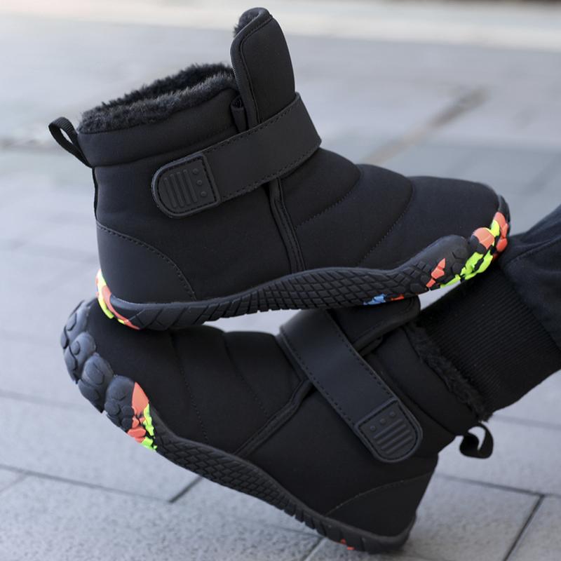 Kinder Schneestiefel Bequeme Kinderstiefel Outdoor Wasserdicht Rutschfest Jungen Warme Plüschstiefel Mädchen Weiches Fell Winter Warme Stiefel