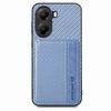 For Xiaomi Redmi Turbo 4 5G Case RFID Blocking Carbon Fiber Leather Phone Back Cover with Card Holder