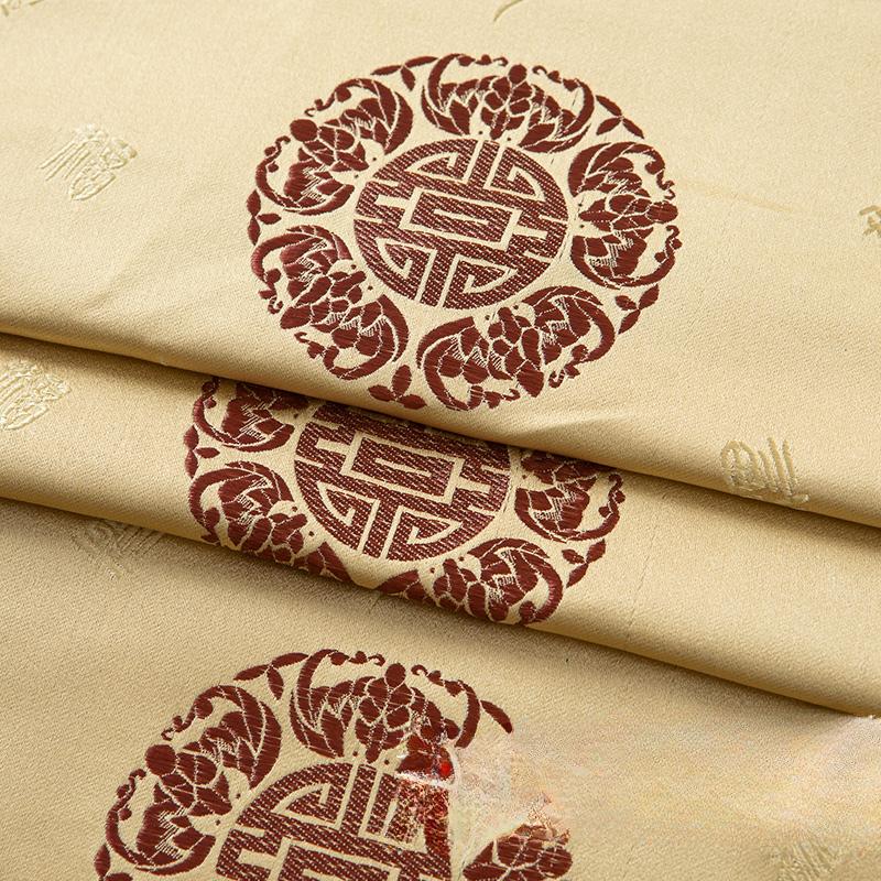 100x75cm Dragon Pattern Jacquard Brocade Fabric for Dresses Hanfu Cheongsam Pillowcases Upholstery Sewing Cloth Black Blue