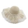 French lace holiday style straw hat summer beach seaside UV protection straw hat holiday visor sun protection hat