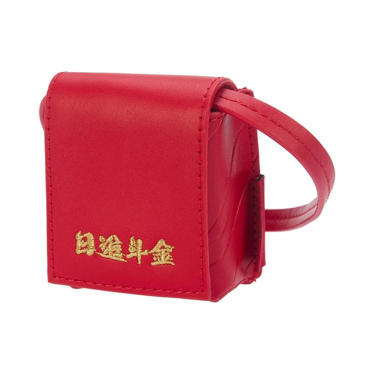 New LiNing Sports Life Collection Polyester One Shoulder Crossbody Earphone Case Regular Unisex Red ABJS004-1