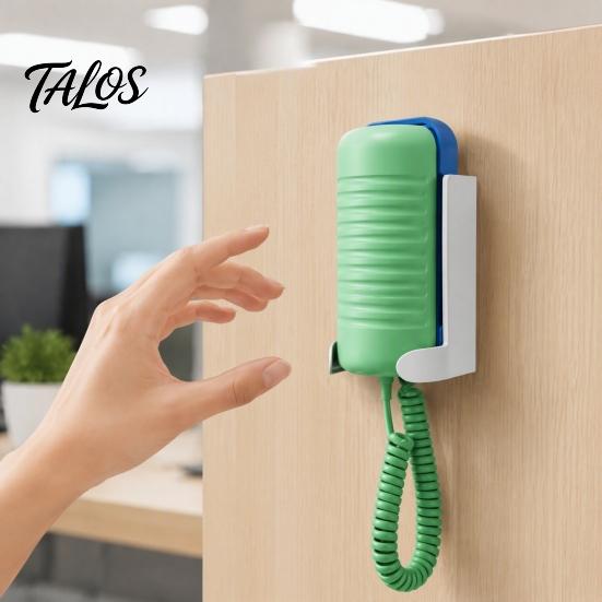 Durable Wall Bracket Wall-Mounted Landline Phone Holder, Retro String Storage Stand, Entryway Shelf Space Saving Plastic Organizer for Bedroom
