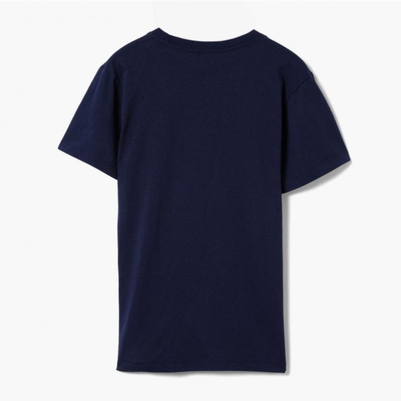 Velva Sheen Short Sleeve Crew Neck Tee Navy Vne2m60000a72