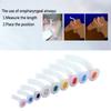 9 Pieces Disposable Patient Air Tube Guide, Mixed, Oral, White, Guedel Color Code, First Aid Airway Tube