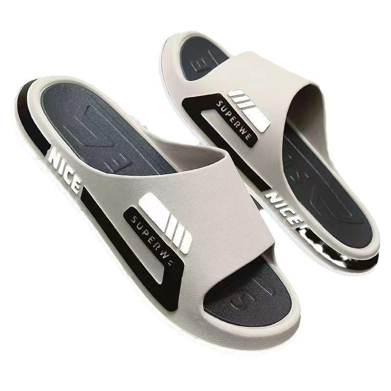 Men's Summer Non-Slip Thick-Soled Slippers - Trendy Outdoor & Home Comfort