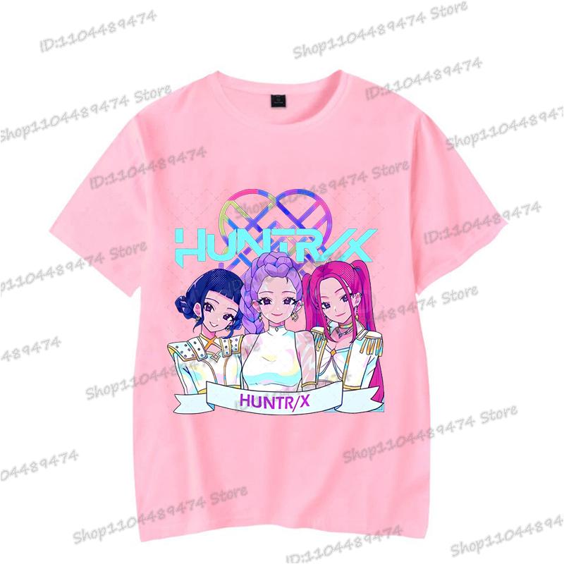 Hip Hop Kpop Lovci démonů Tričko Ženy Muži Vtipná Rumi Zoey Mira Trička Kreslená Korejská Ulzzang Dospívající Děti Crewneck Trička