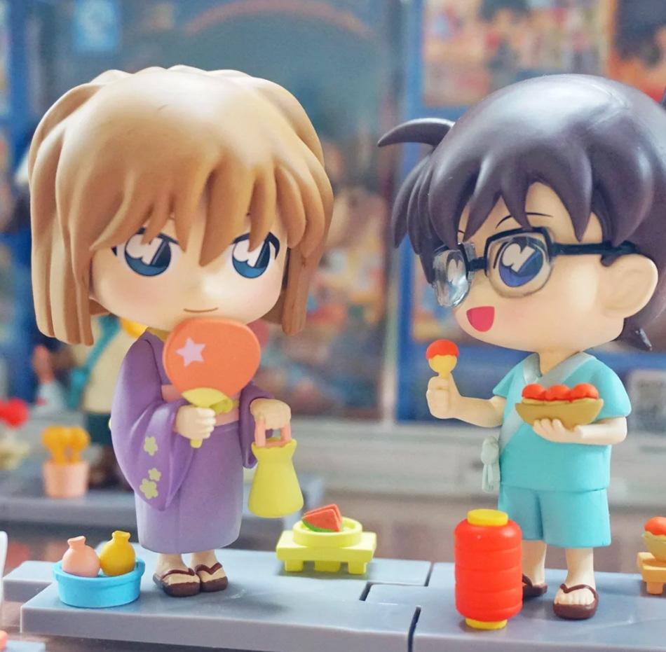 Conan Summer Garden Party Series Mouri Ran Doll Model Surrounding Twisted Egg Doll Machine Trendy Toy Christmas Gift