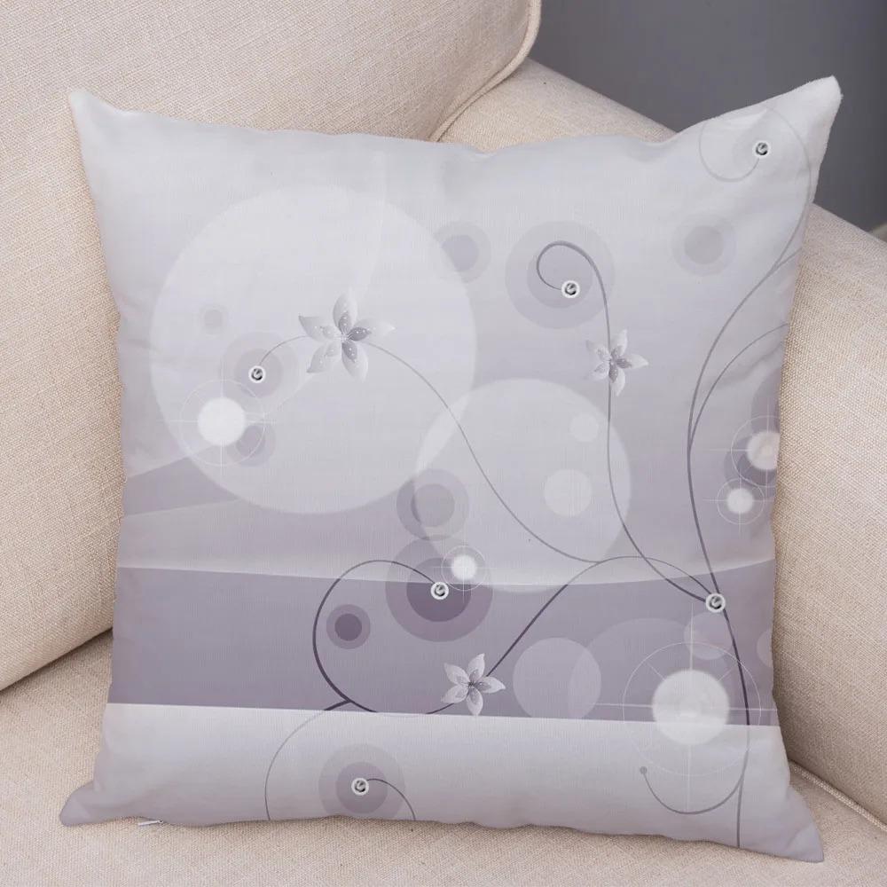 Taie d'Oreiller Décorative à Motif Floral, pour Salon, Bureau, Maison