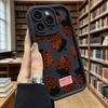 Leopard Print Strawberry Soft TPU Phone Case for iPhone 17 16 15 14 13 12 11 Pro Max Plus Shockproof Anti-Slip Cover