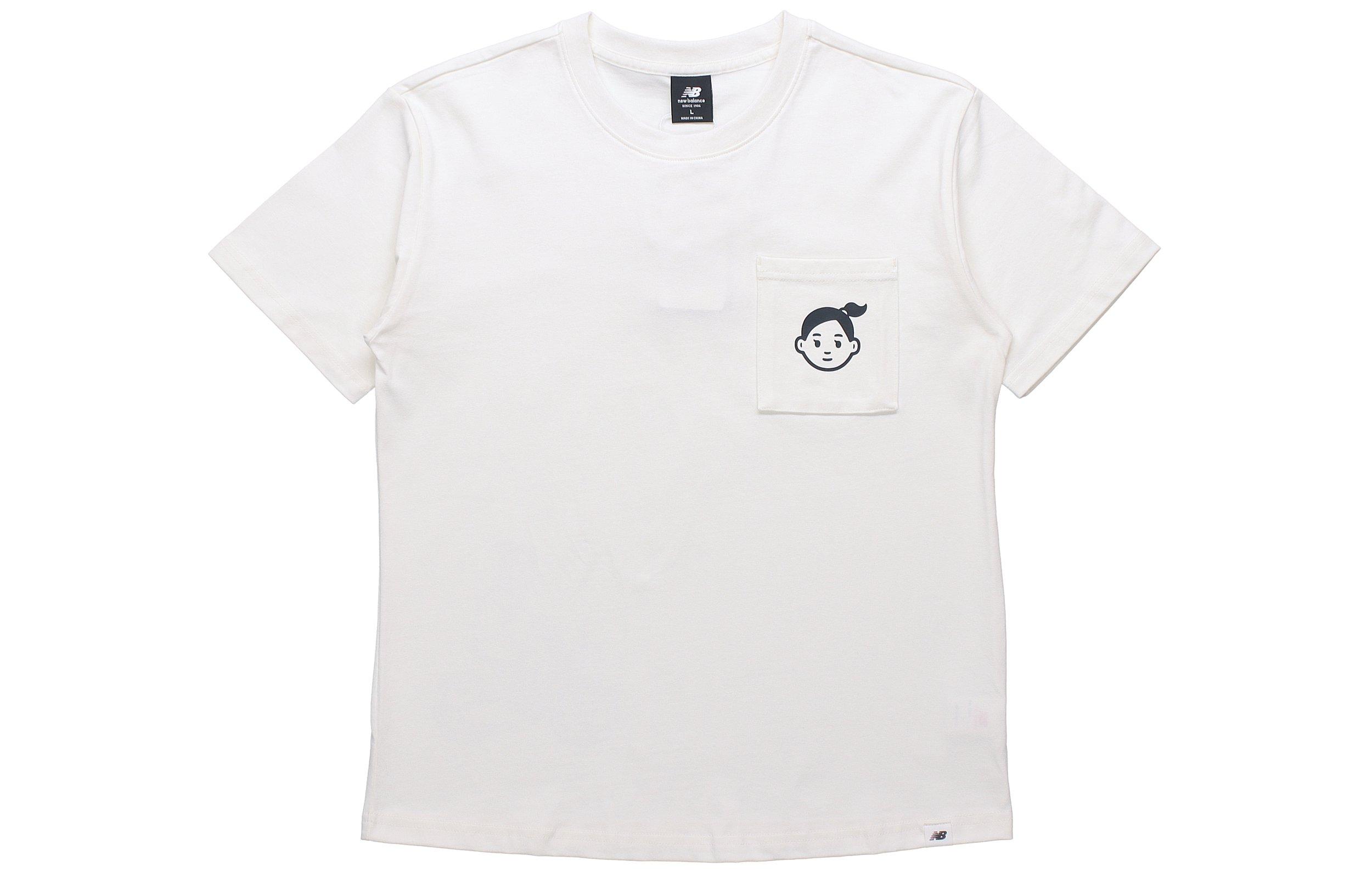 New Balance x Noritake Set in Sleeve T Shirt Women s White AWT12334-RSI S