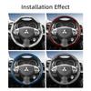 Suitable for Mitsubishi Carbon Fiber Texture Steering Wheel Cover with Segmented Quick-Release Design Triton L200 XpanRvr Xf