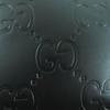 Pristine GUCCI Shoulder Bag GG Super Mini Bag 2way Leather black leather Women Used