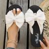 Pantofole Donna Carine Fiocco Moda Estiva Antiscivolo Infradito Spiaggia Piattaforma Basse