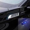 2x Solar Warning Lights LED Car Fender Mount Sticker Air Vent Trim Accessories