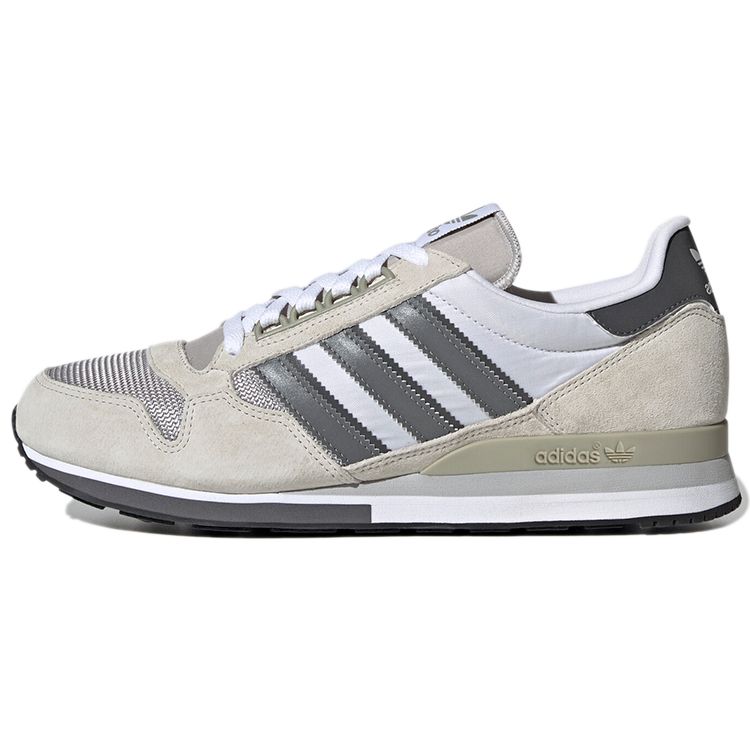 Adidas Originals ZX 500 Comfortable Versatile Non-Slip Low-Top Lifestyle Casual Shoes Unisex Sneakers White Gray H02112