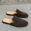 Fashion Hot Selling Men's Suede Shoes Europe America Soft Soled Comfortable Loafers Versatile Daily Men's Flat Shoes Free Delivery