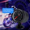 2" 52Mm Car Meter Tachometer Rpm Gauge 0-8000Rpm Analog Black Case With White Led For 1-8 Cylinders Gasoline Car