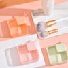 Transparent Powder Puff Beauty Egg Storage Box Safe Plastic Material Multifunctional Waterproof Dustproof Cosmetic Storage Box