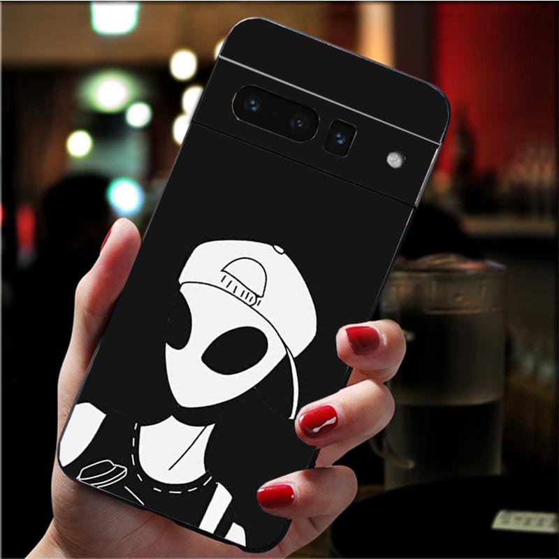 

Чехол для телефона Google Pixel 7 Pro 7 6A 6 Pro 5A 4A 3A Pixel 4 XL Pixel 5 6 4 3 XL 3A XL 2 XL НЛО с рисунком инопланетянина и космоса чехол Funda Google Pixel 7 Pro