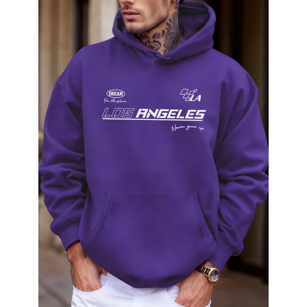 Printed Daily Versatile Comfortable Hoodie Men's Loose Simple Hoodies Sweatshirts Men’s