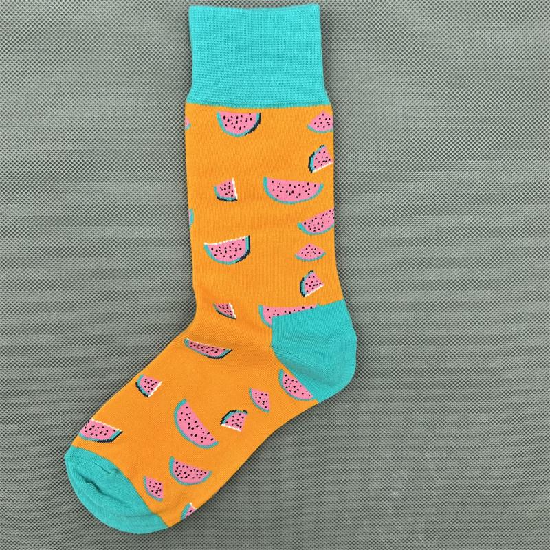 Happy Socks Women's Unisex Combed Cotton Sock Cherry Strawberry