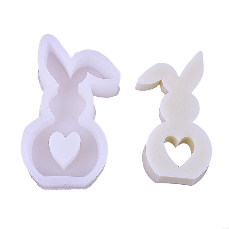 85AD Easter Dessert Molds Easy To Use Silicone Cake Mold Rabbit Baking Utensil Perfect Gift for Pastry Enthusiasts