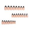 Classic French Black Rhinestone Glitter Nail Art Wearable Cross Stickers