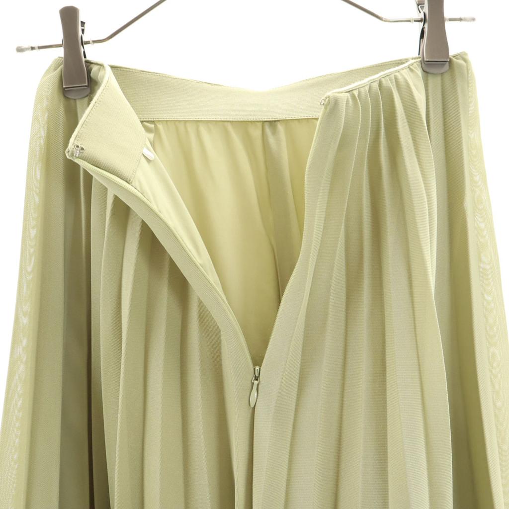 Mila Owen Long length Pleats skirt Beige Women Used