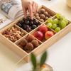 Ningzhao Wooden Multi-Compartment Snack Tray with Lid