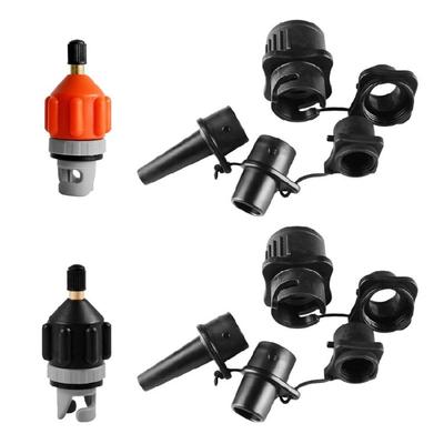 Adaptador de Bombas para Paddleboard Convertidor de Bombas de Aire para Barcos Inflables Adaptador de Válvulas de Aire de Repuesto con Boquilla de 4 Válvulas de Aire