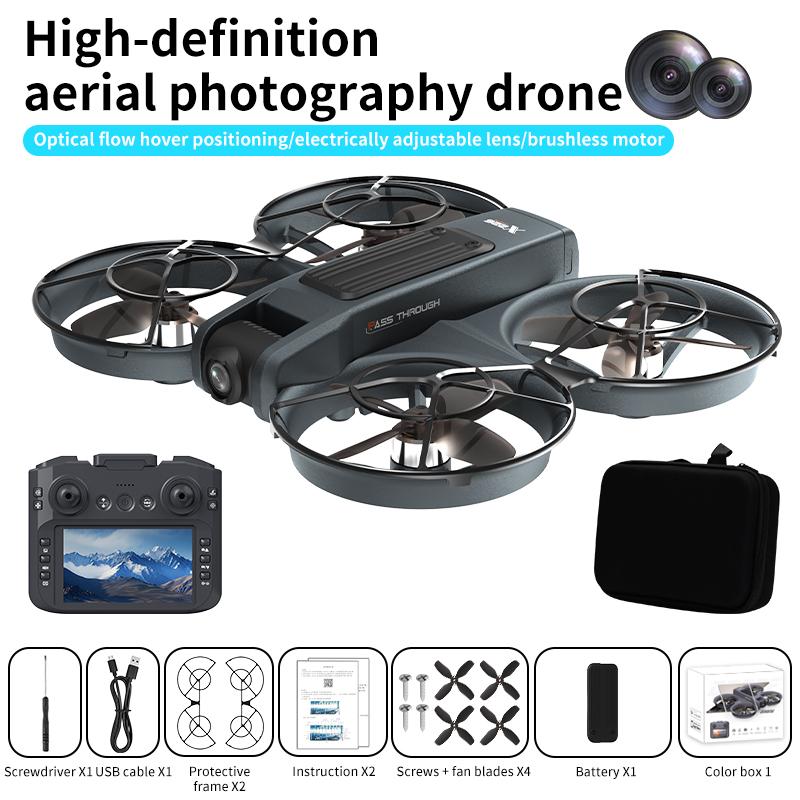 X226 Screen VR Control Drone 8K Professional Camera HD Aerial Photography Dual-Camera Omnidirectional Obstacle Avoidance Drone