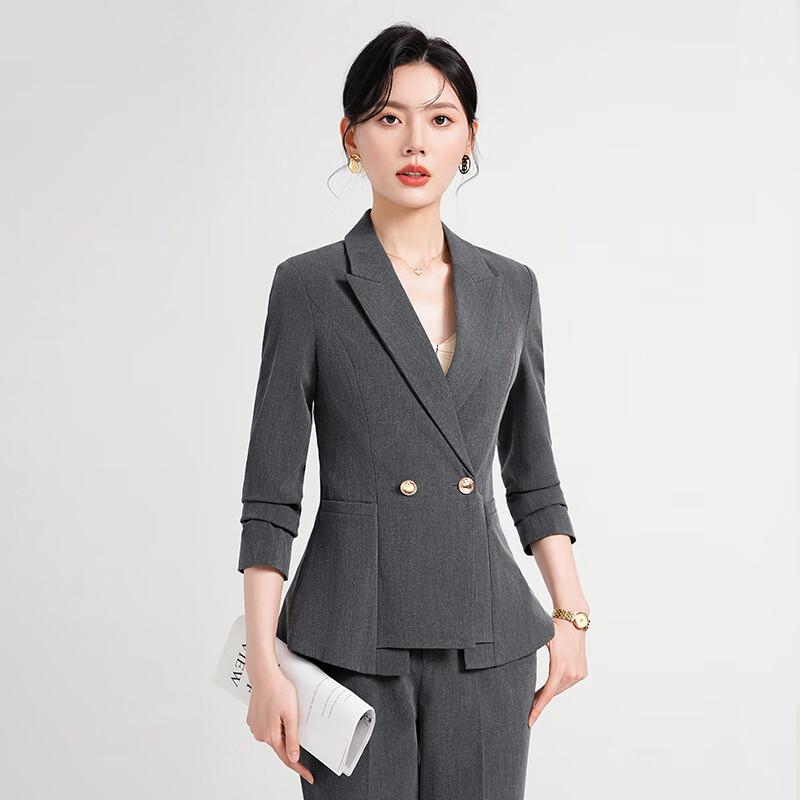 

Teluoman Women s Professional Suit Set XL
