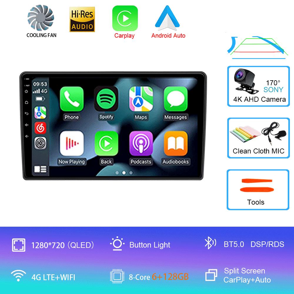 Car Radio Android14 For Volkswagen VW Golf 4 IV Jetta MK4 Classics Multimedia Player Stereo Carplay GPS Stereo 2din DVD