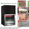 210D Oxford Cloth Upright Refrigerator Outdoor Refrigerator Cover Protective Cover Refrigerator Dust Cover Refrigerator Cover