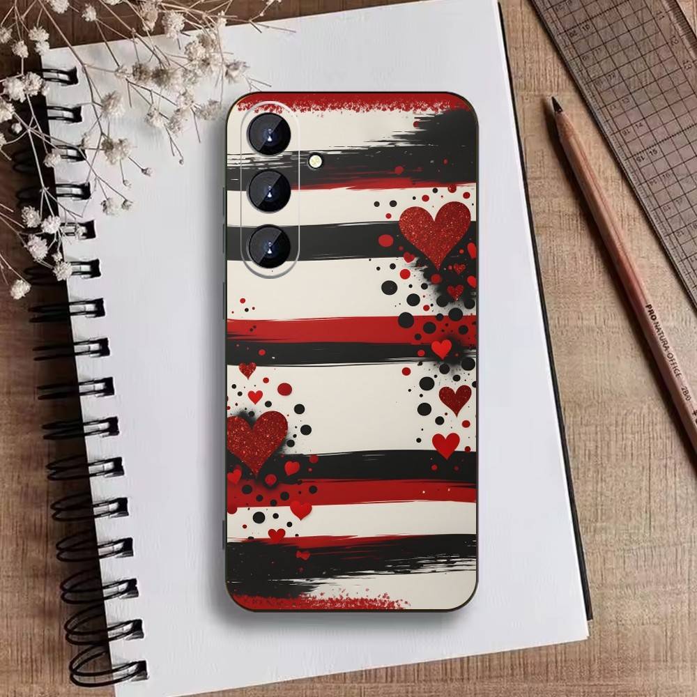 Y2k J-INS Graffiti Phone Case For Samsung Galaxy A73,A21s,A22,A31,A52,A53,A71,A41Soft Black Shell