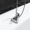 Geometric Square Circle Pendant for Men,Silver Coor Minimalist Charm Necklace, Hip Hop Jewelry Gift