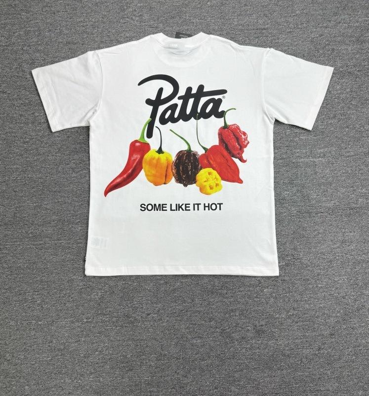 Cross-border trendy brand PATTA European and American street creative fun printing men's and women's casual loose short-sleeved collection T-shirt 