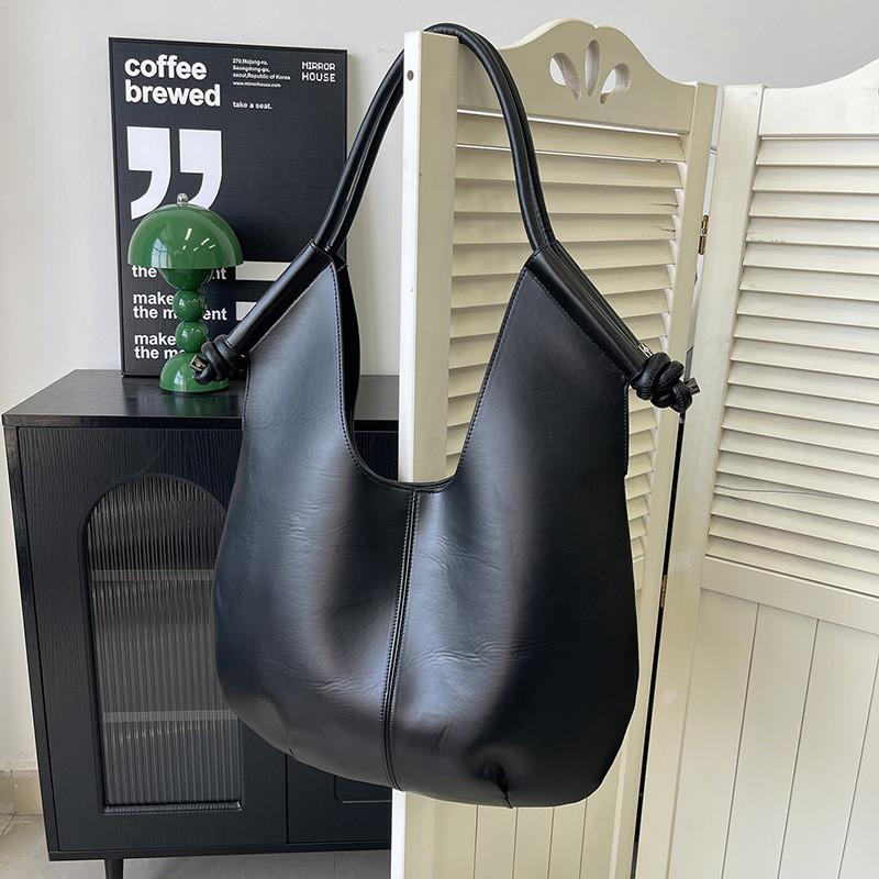 Minimalist Tote Bag For Women With Pu Material And Large Capacity For Daily Use