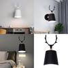Modern Nordic Wall Lamp With Iron Shade For Home Hallway Balcony Lighting