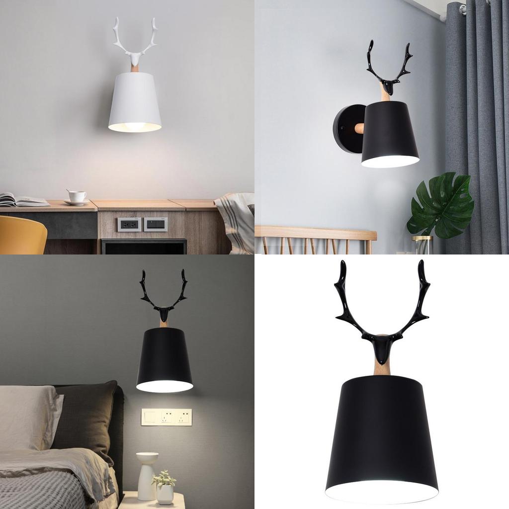 Modern Nordic Wall Lamp With Iron Shade For Home Hallway Balcony Lighting