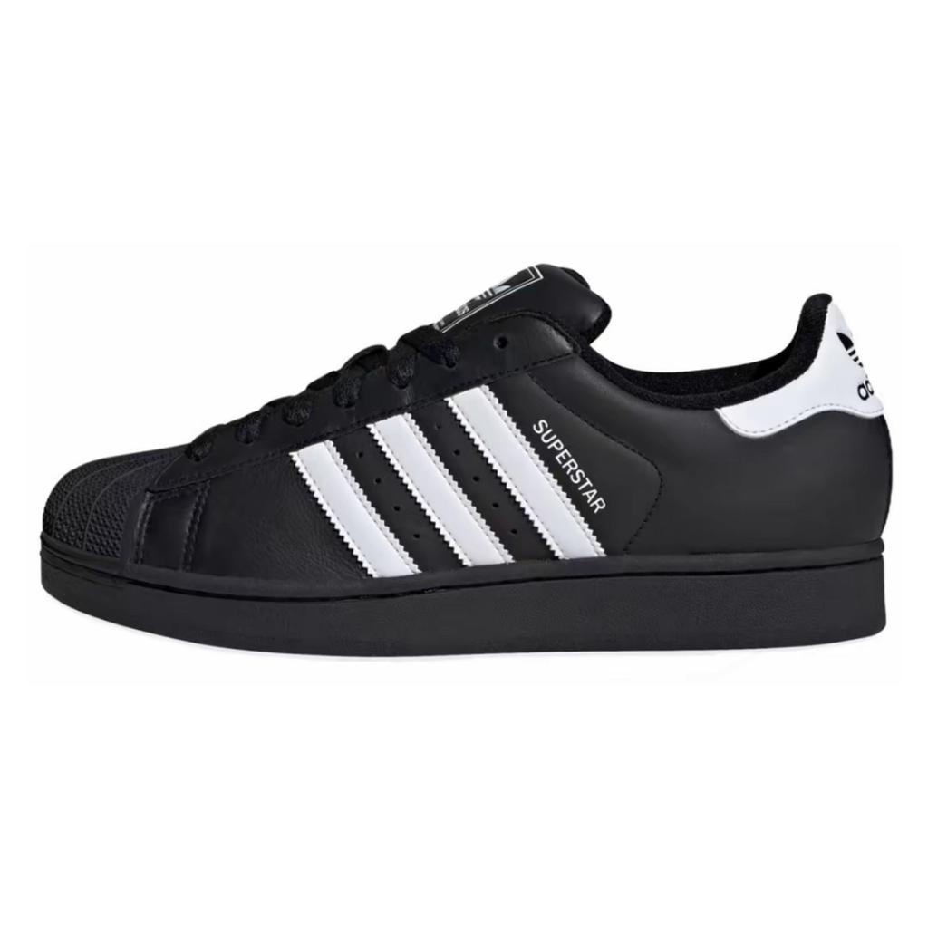 adidas Originals Superstar 2 Low Top Skateboard Shoes Unisex White Black JI0079(Team119-)