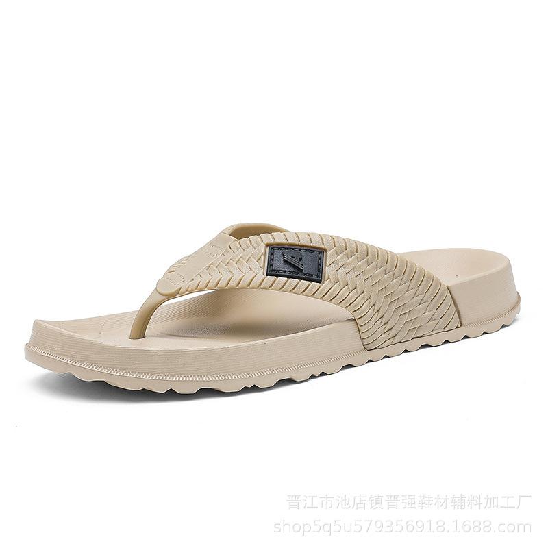 

Летние новые пляжные шлепанцы для улицы, на платформе, мужские, двойного назначения, нескользящие сандалии, дышащие, модные, универсальные шлепанцы 44