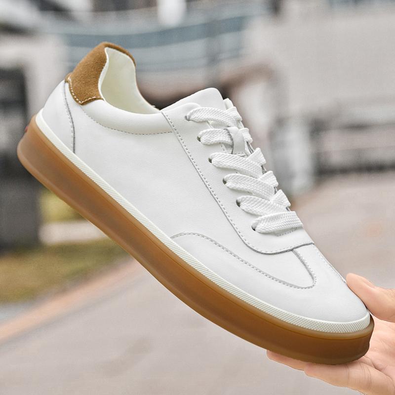 Fashion Versatile Skateboard Walking Footwear Versatile Tenis Masculino Footwear New Men's Casual Shoes Fashion Leather Male Sneakers