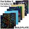 Pentru Placa de Construcție Anycubic Kobra X Aderență Superioară PEI Texturat Fibră de Carbon PET Pentru Anycubic KX Kobra S1 Piese pentru Pat Încălzit Imprimare 3D