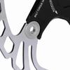 20300CMm Floating Disc Six     Mountain Bike Brake Disc Cycling Accessory(blacksilver )