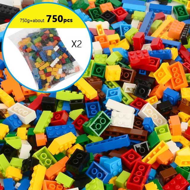 250-3000pcs Building Blocks DIYCreative Bricks Compatible Inglys Classic Bricks Bulk Base Plate Educational Toy For Children