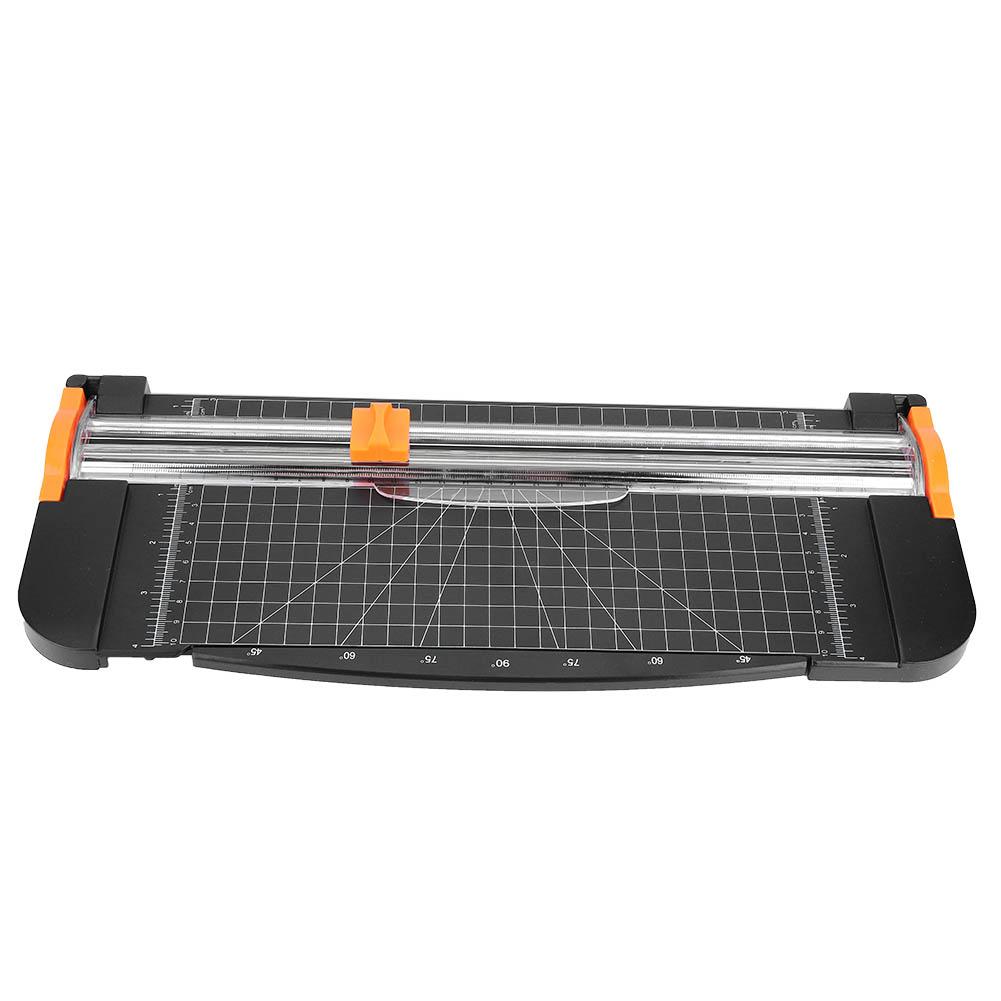 Cutter portabil glisant pentru hârtie, trimmer, mașină de tăiat, tăietor foto pentru etichete, rechizite de birou