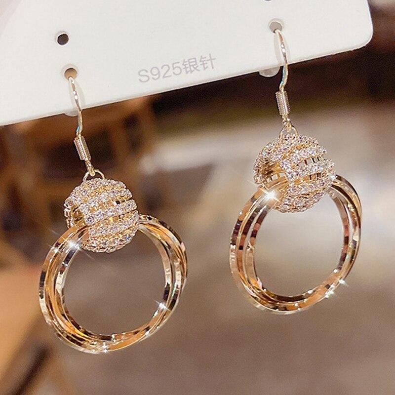 2021 neue Mode Koreanische Imitation Perle Ohrringe für Frauen Schmetterling Eule Zirkon Übergroßen Ohrring Hochzeit Schmuck