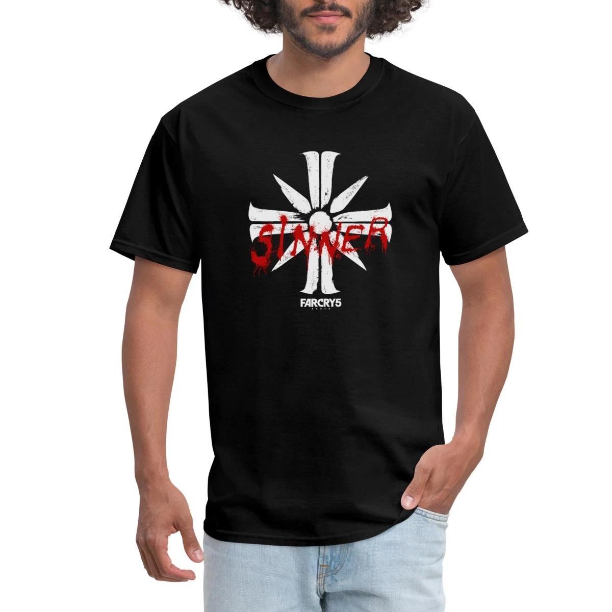 Far Cry 5 Eden s Gate Cross Men s T-Shirt L